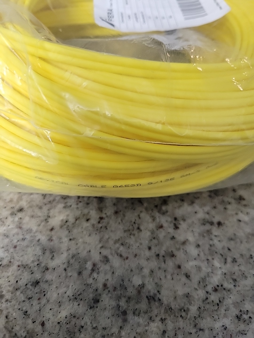 AFERA 40M LC/UPC-LC/UPC Fiber Optic Patch Cord SM 9/125 G652D LSZH Yellow Cable