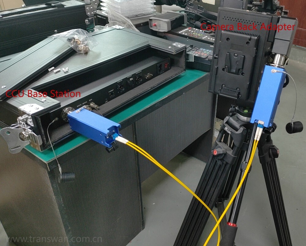 SMPTE Hybrid Alternative Connector Adapter EDW to Fiber Connector 2x LC/ST/FC/SC