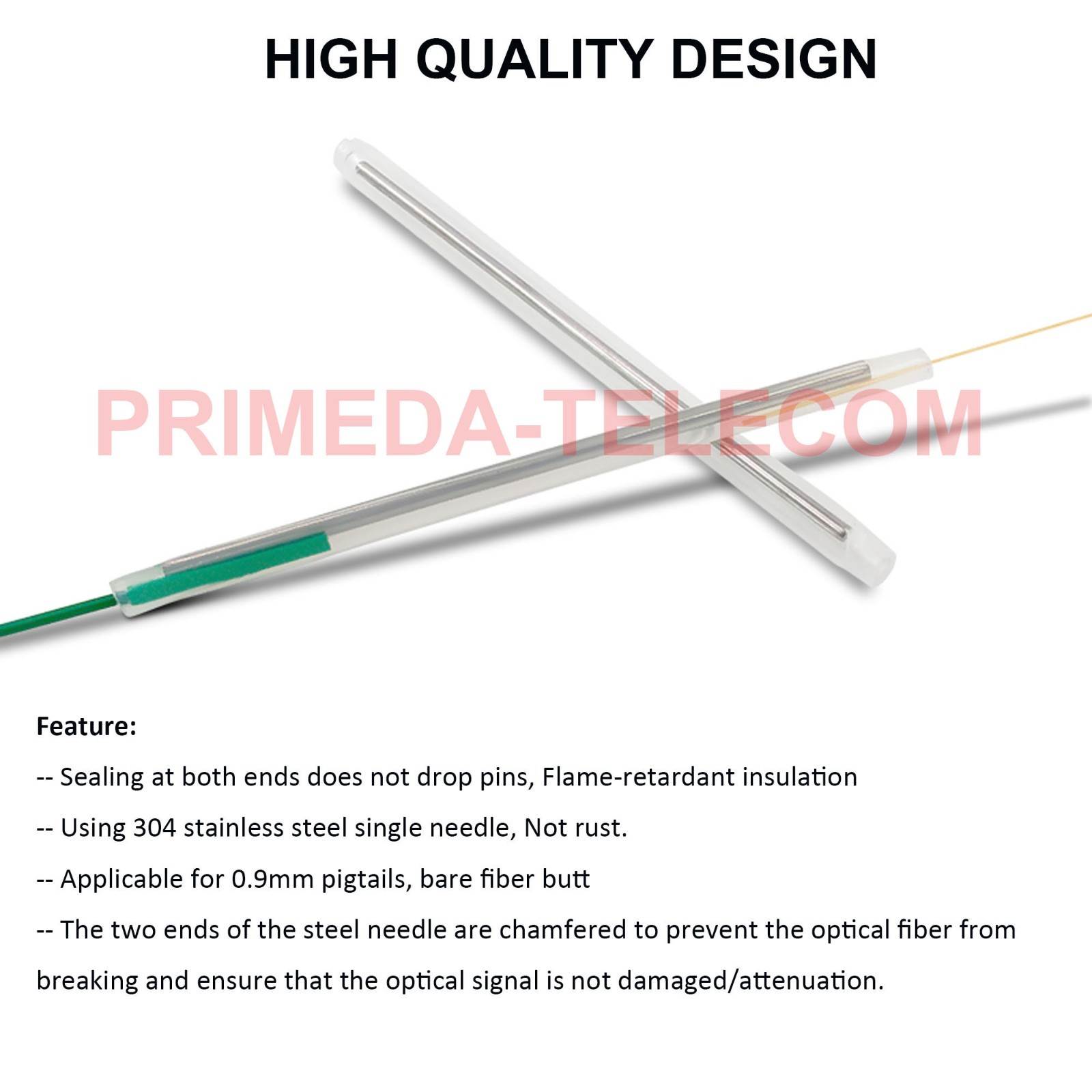 Fiber Optic Fusion Splice Protection Sleeves Heat Shrink tubing Clear 1000PCS