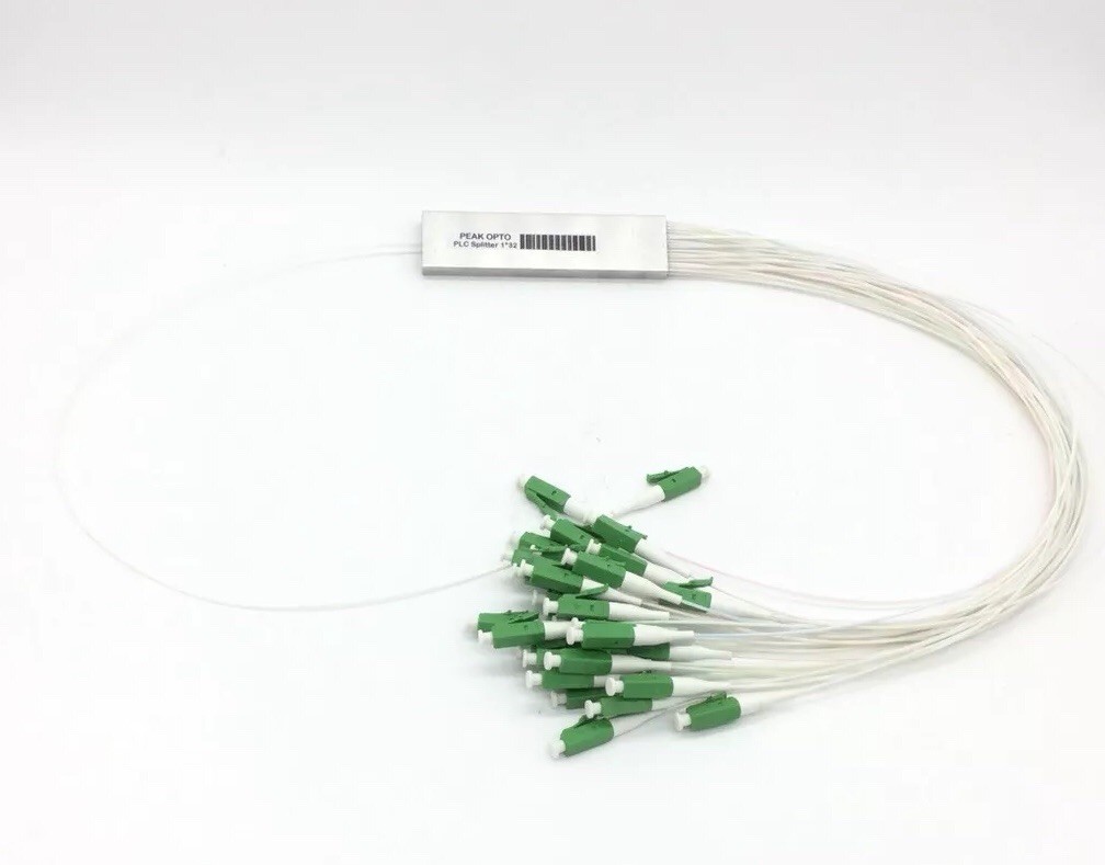 1×32 PLC Optical splitter, mini pipe-type optical splitter LC/APC, LC-APC