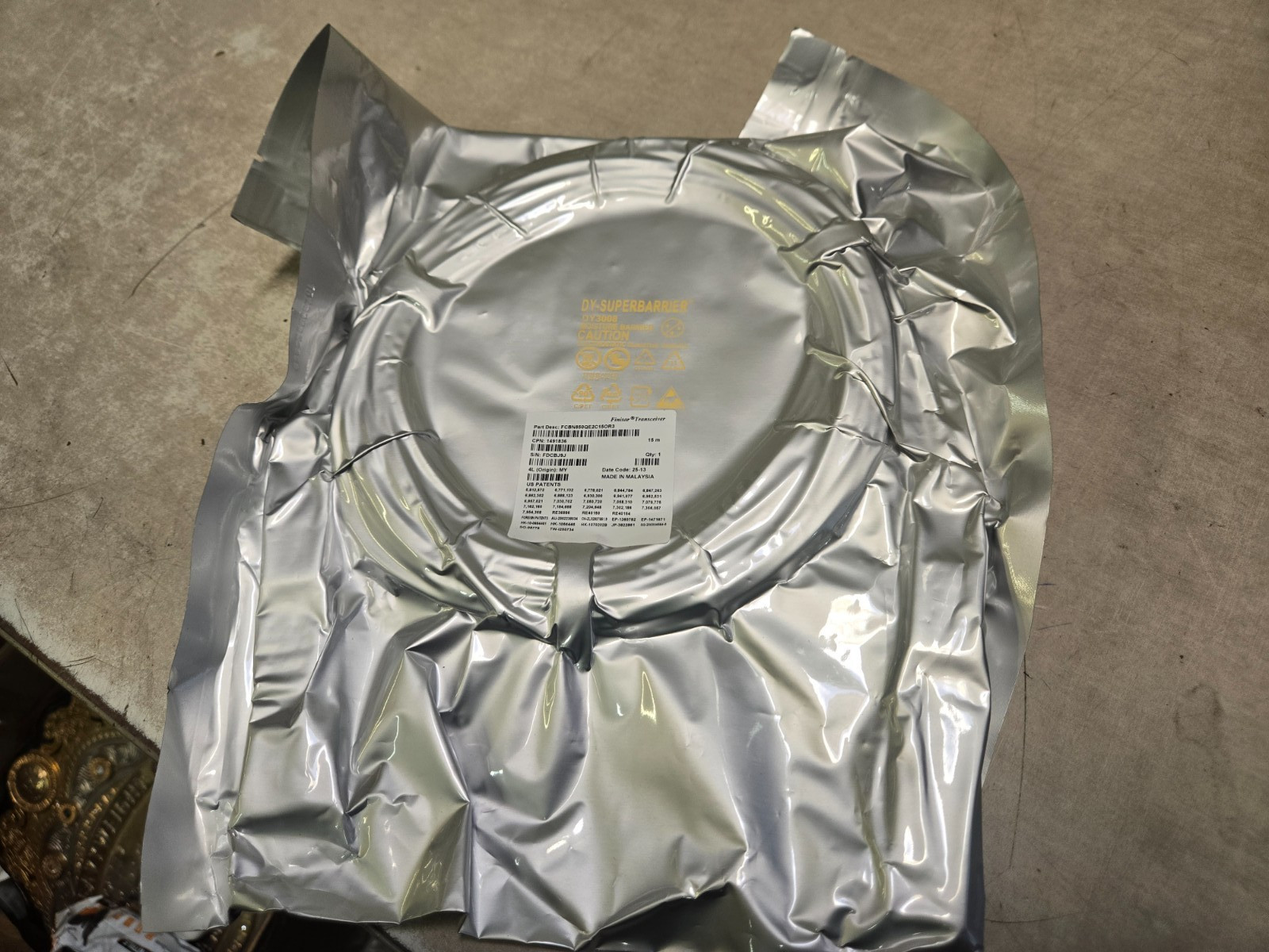 SEALED Finisar Transceiver 400GB 15m Cable FCBN850QE2C15OR3 QSFP-DD AOC 1491836
