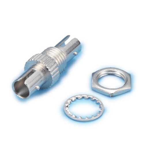 ST to ST Single-mode Fiber Optic Adapter Coupler Thread Panel Mount Connector