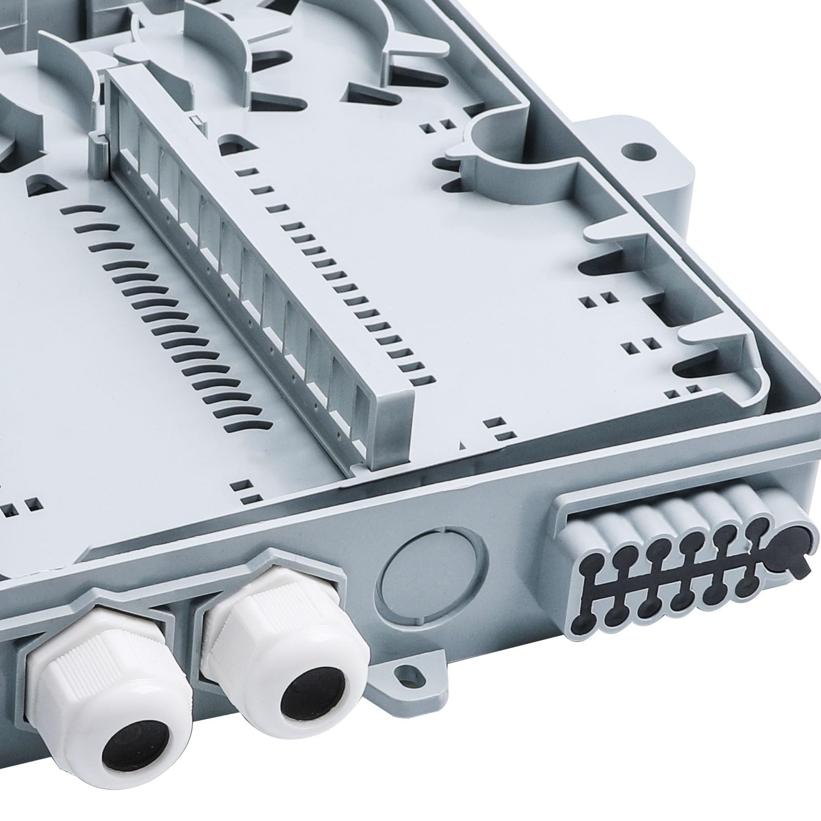 12 Core Fiber Distribution , ABS Plastic FTTH Fiber Distribution -12 Port Fib…