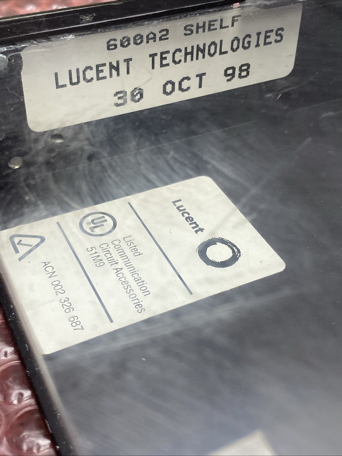 Used Lucent 600A2 Shelf Fiber Enclosure 12 Port