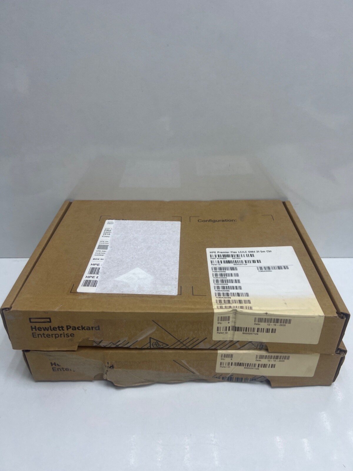 LOT 8pcs HPE Premier Flex OM4 FC,15 M Fibre Optical Cable QK734A 653728-003