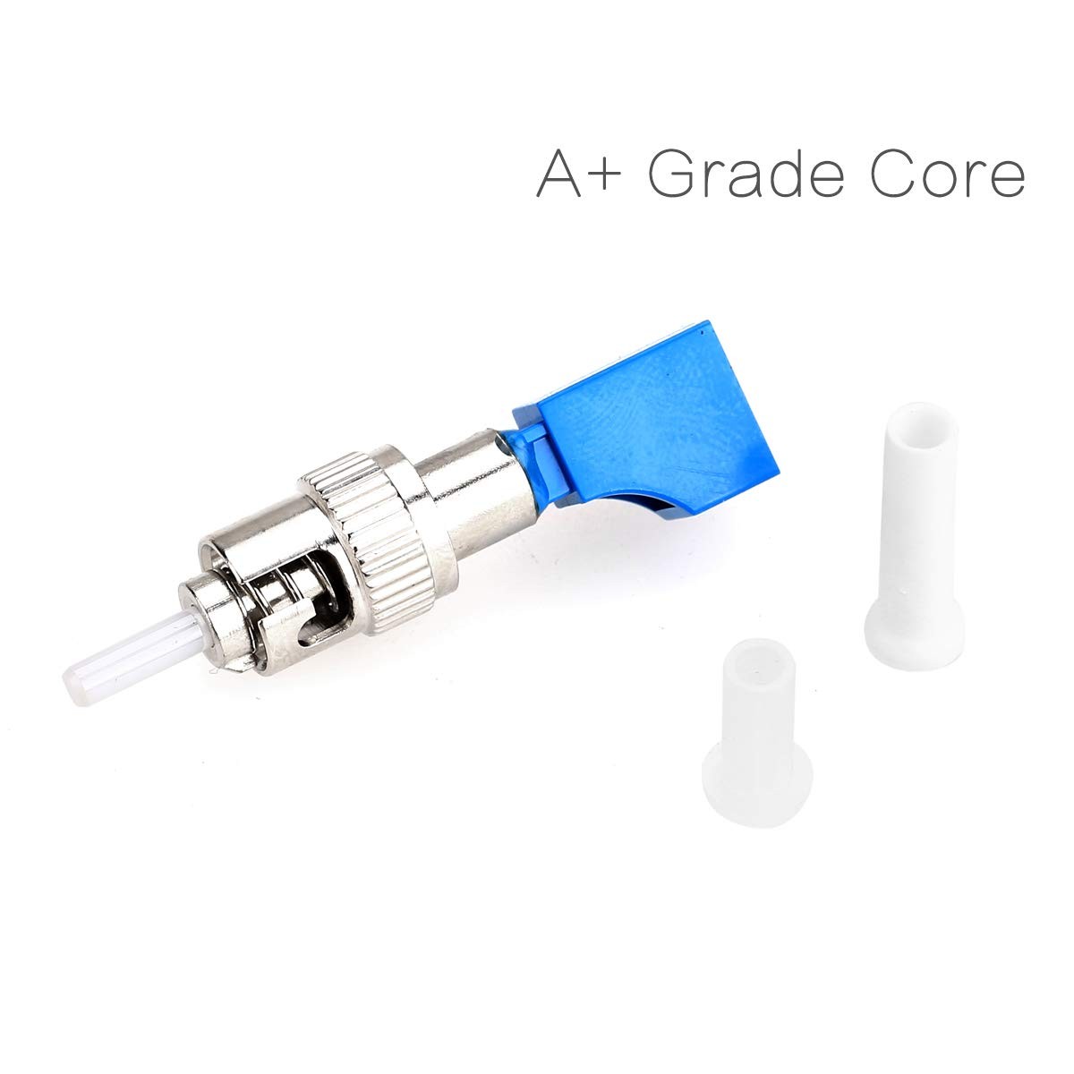 KELUSHI Single Mode 9/125 SM ST Male to LC Female Hybrid 9*6*6（cm）, Blue