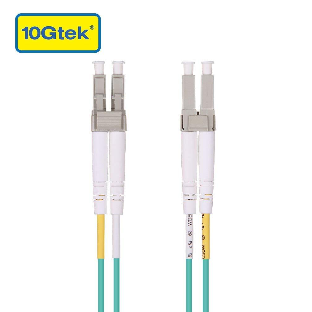 10G OM3 LC to LC Fiber Optic Patch Cord Cable Duplex Multimode 50/125 LSZH 1~10M