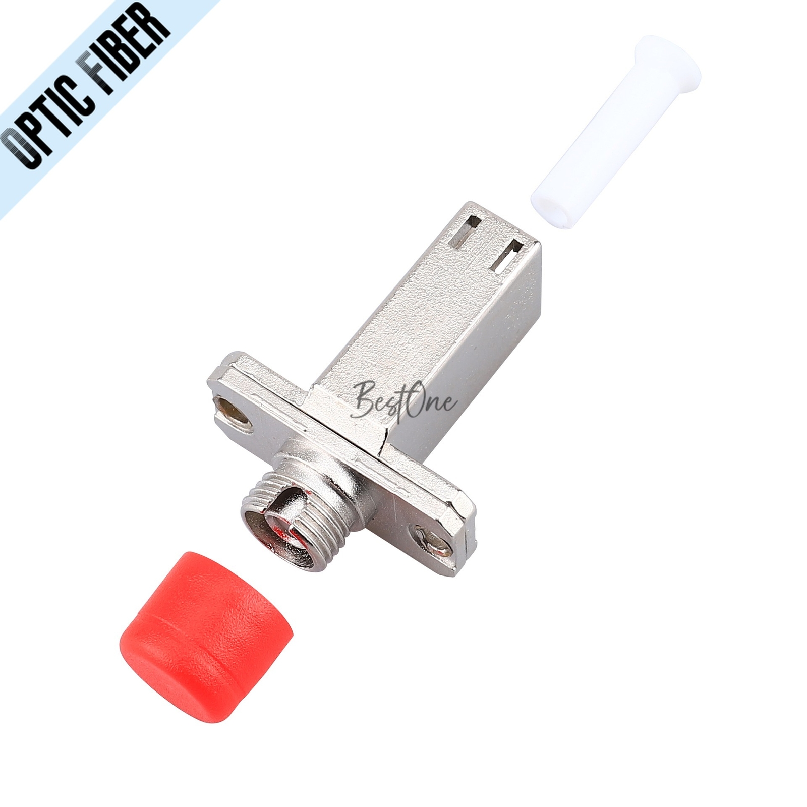 2Pcs LC to SC FC ST UPC APC Optic Fiber Connector Coupler Optical Fiber Adapter