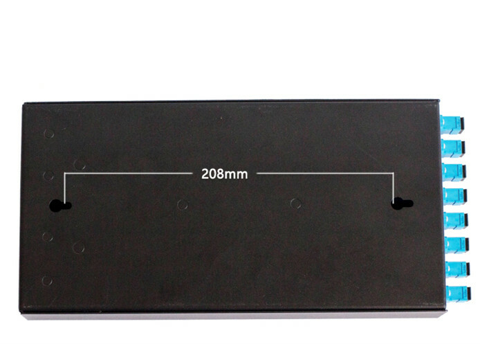 8-port FC fiber optic terminal box thickened 1.0MM full flange + pigtail