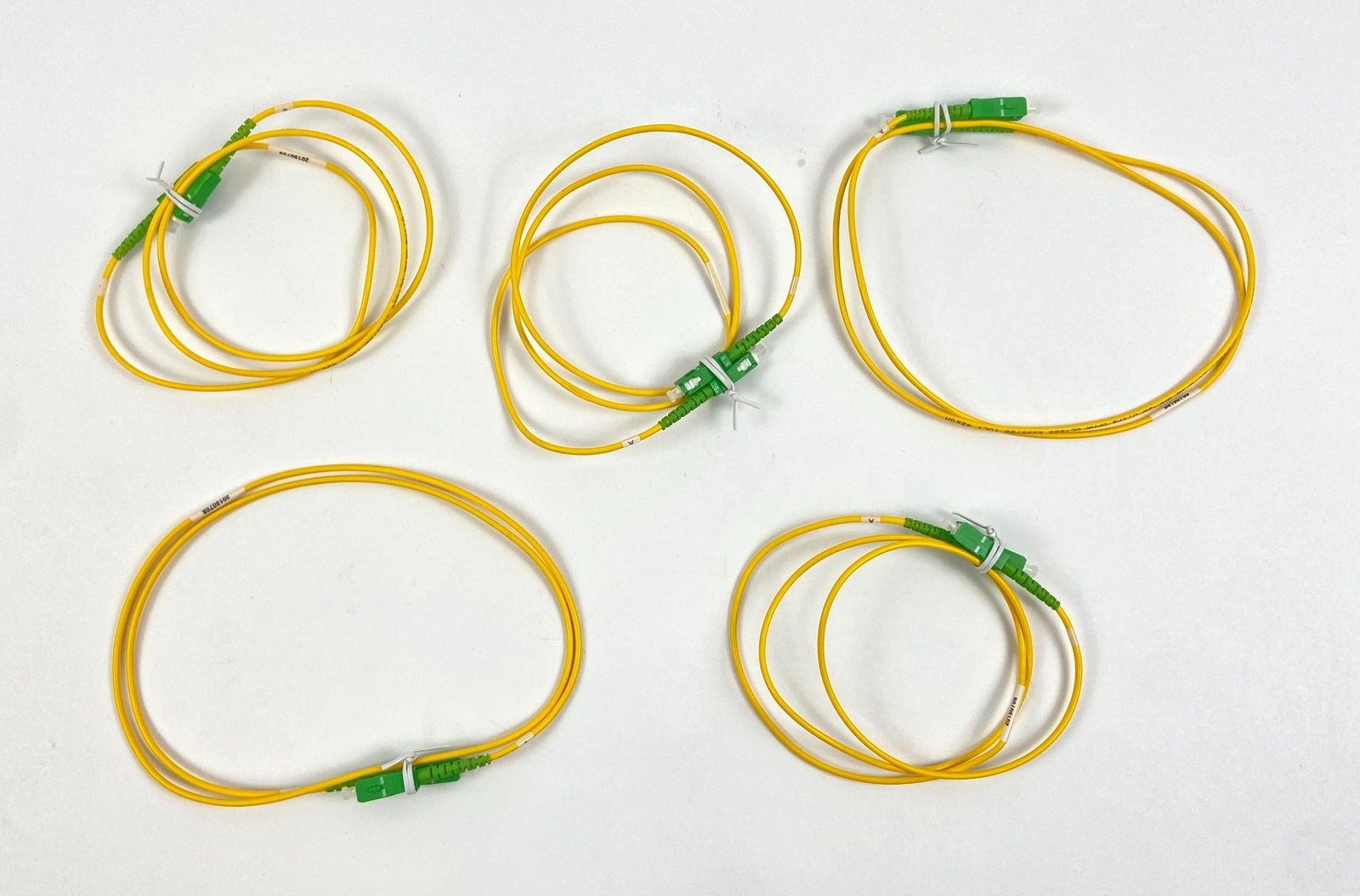 Plus Corning SMF-28 Single Mode Fiber Optic Cable 3ft 1M Lot of 20