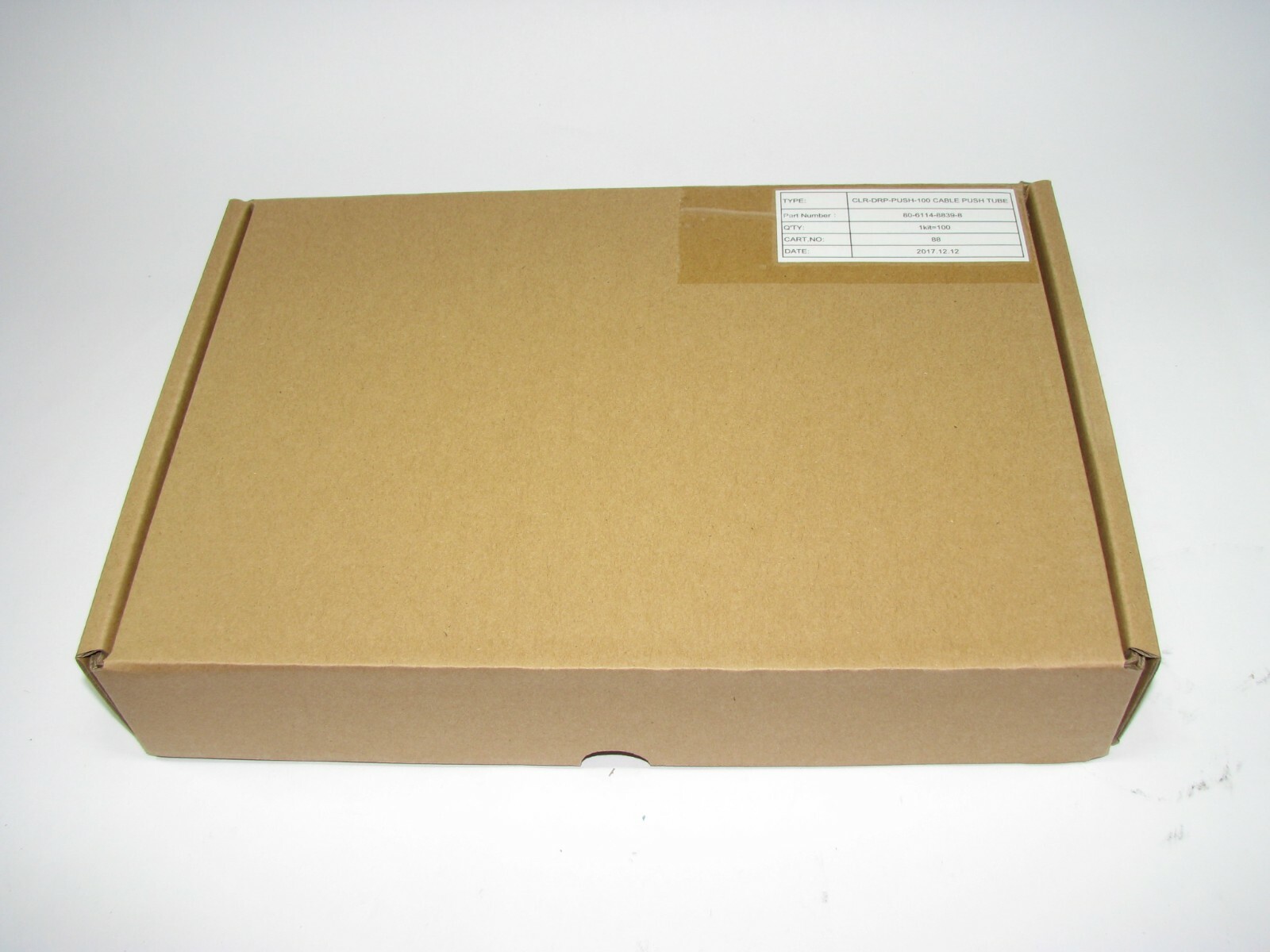 Corning Optical CLRDRPPUSH100 Cable Drop Push Clear Tubes 100/Pk