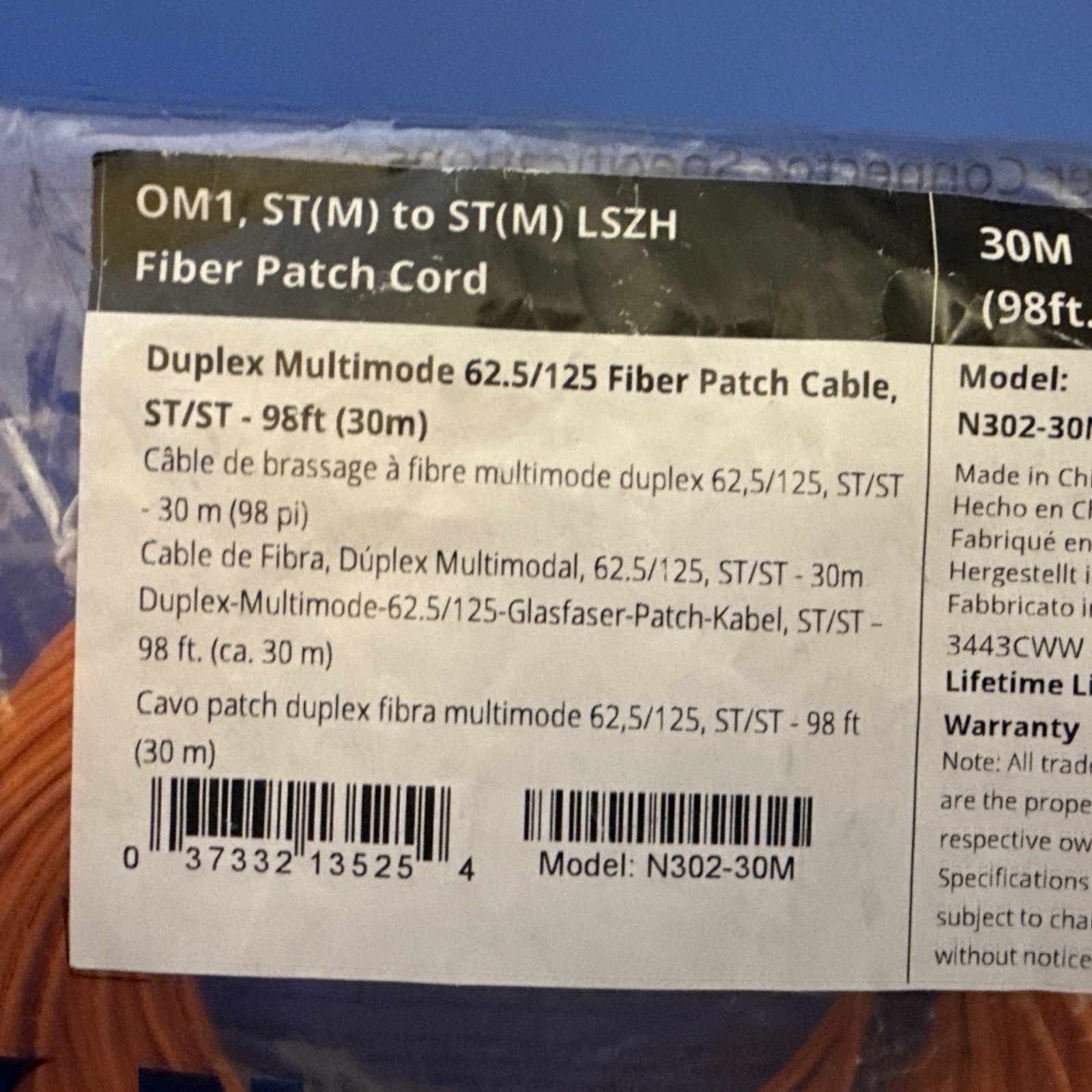 COMMNET DEVICES AND FIBER JUMPER LOT OF 5 PIECES