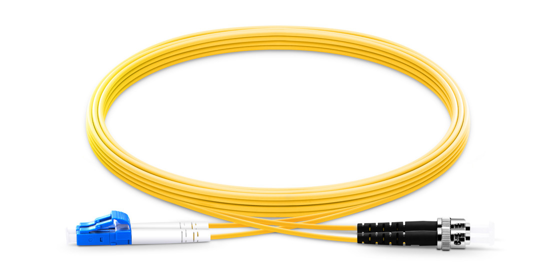 1m LC TO ST UPC Duplex 2.0mm OFNR 9/125 Single Mode Fiber Patch Cable – 578943