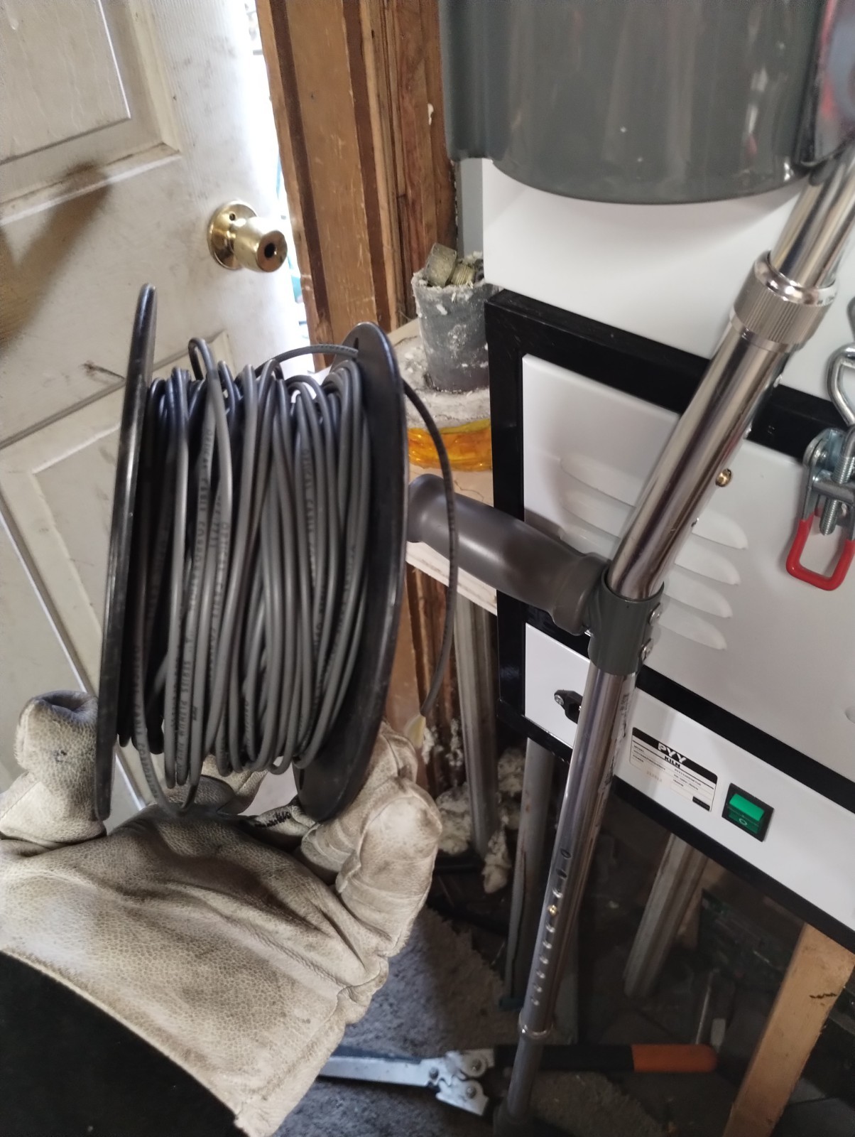 ​201ft OM1 62.5/125 Multimode Fiber Optic Cable OFNP Plenum Surplus