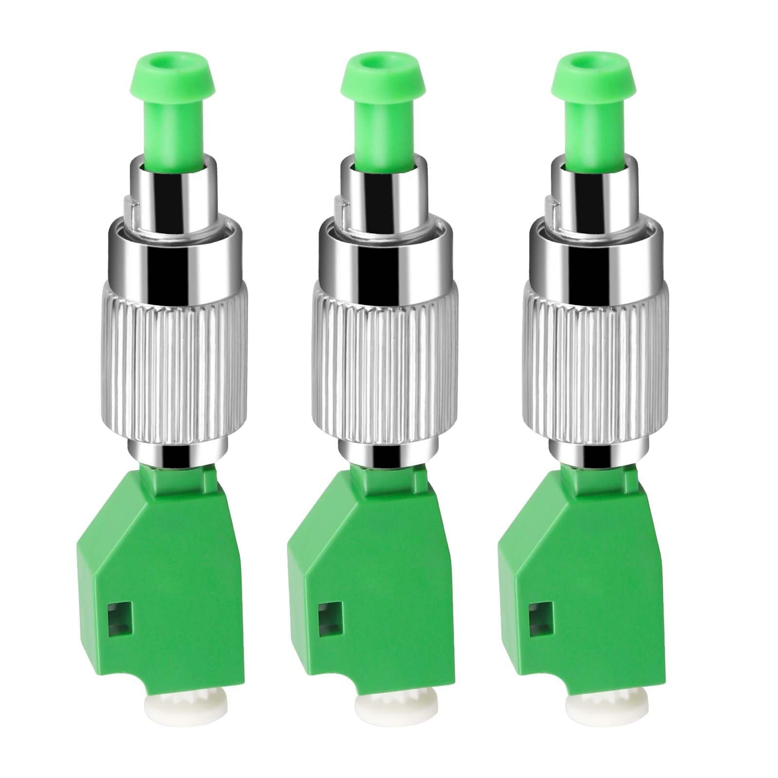 – 3PC FC to LC Adapter, Single Mode 9/125um FC/APC Male to LC/APC Female Simp…