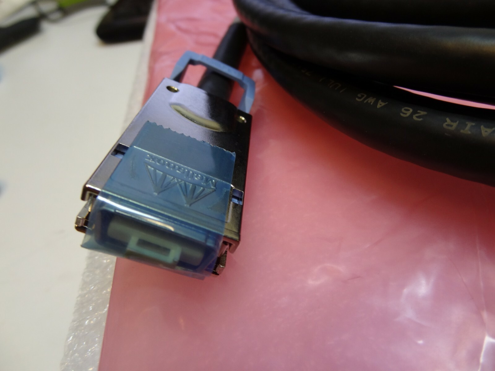 Mellanox InfiniBand MCD4N26C-005 5m 4X QSFP to CX4 #TQ86