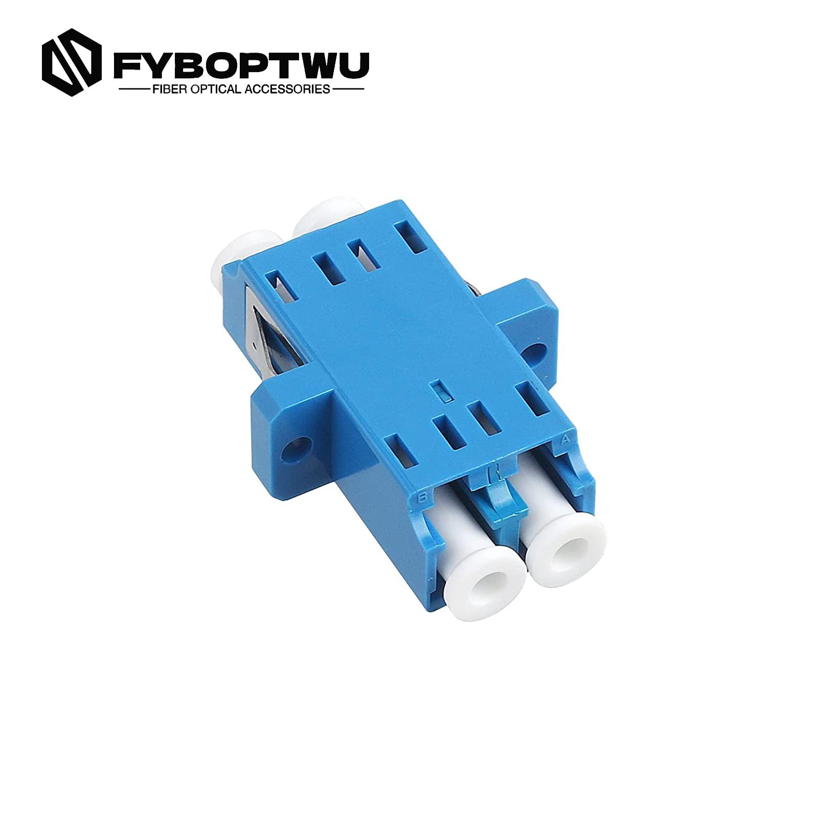 fyboptwu 150pcs LC Duplex SM Fiber Optic Adapter