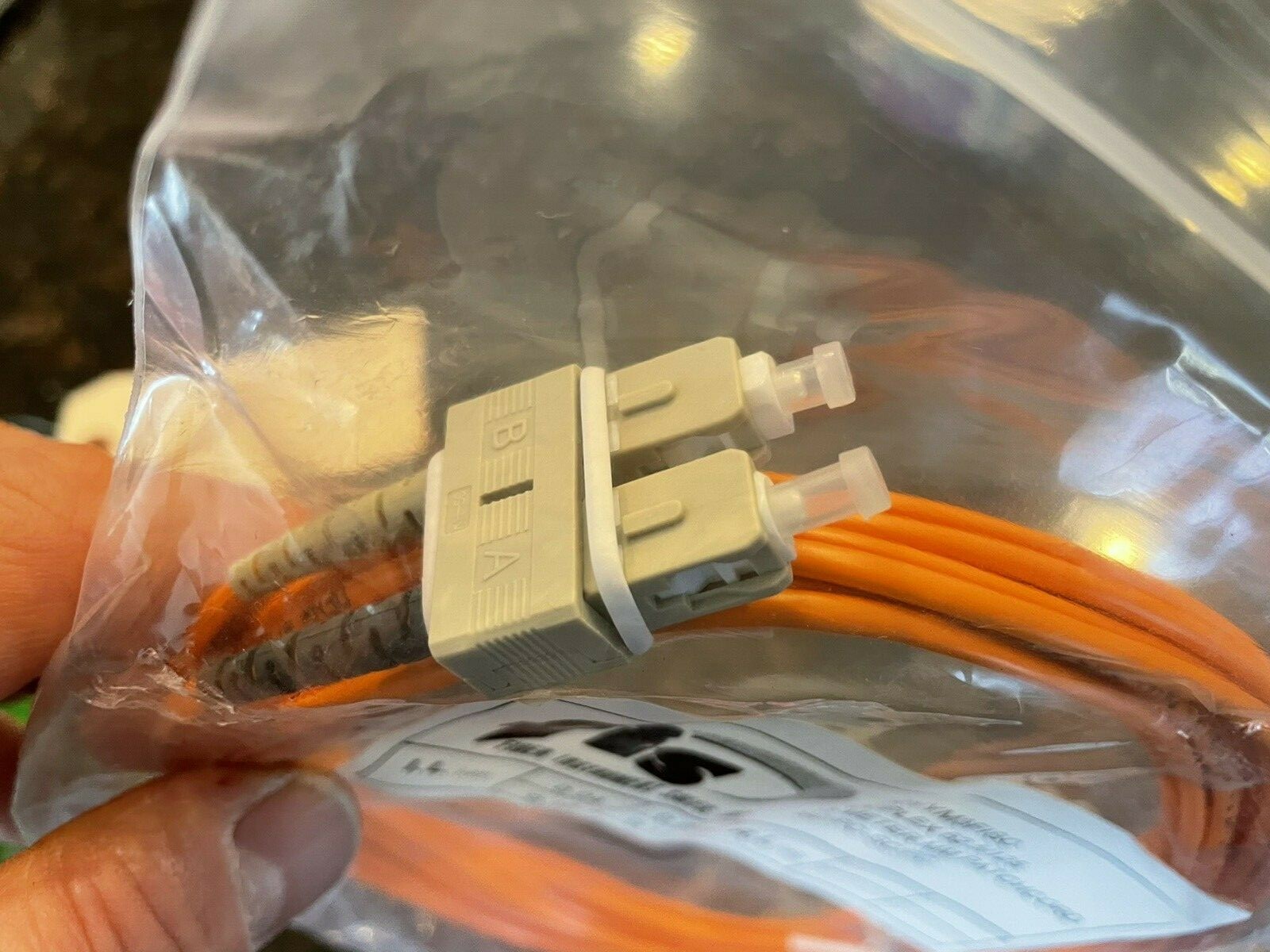 Patch Cord SC/PC to SC/PC MM Duplex 62.5/125 3 Meters 3M, FIS, NEW, Qty Discount