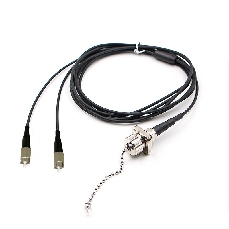 1m-50m Armored Fiber Jumper 2 cores ODC-LC SC FC ST TPU singlemode outdoor Cable