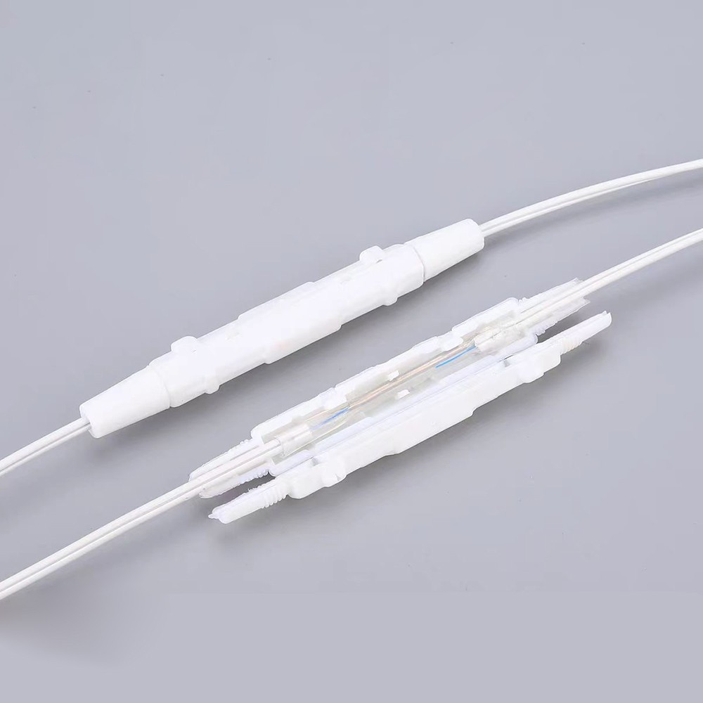 Fiber Optic Fusion Protection Round Box for Drop Cable Optic Fiber Fused Rounde