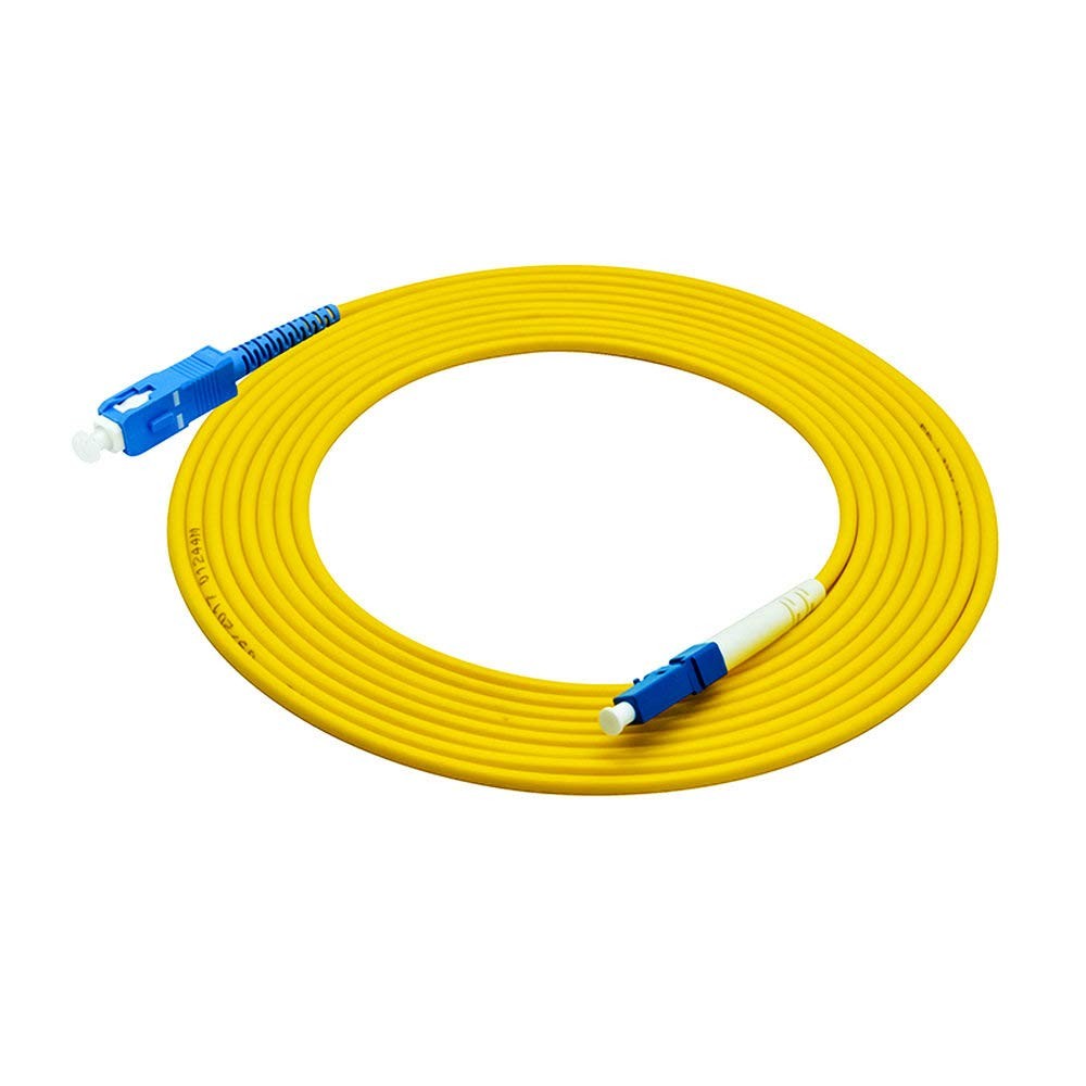 2M 6FT LC To SC Fiber Optic Cable Jumper Patch Cord Simplex SingleMode