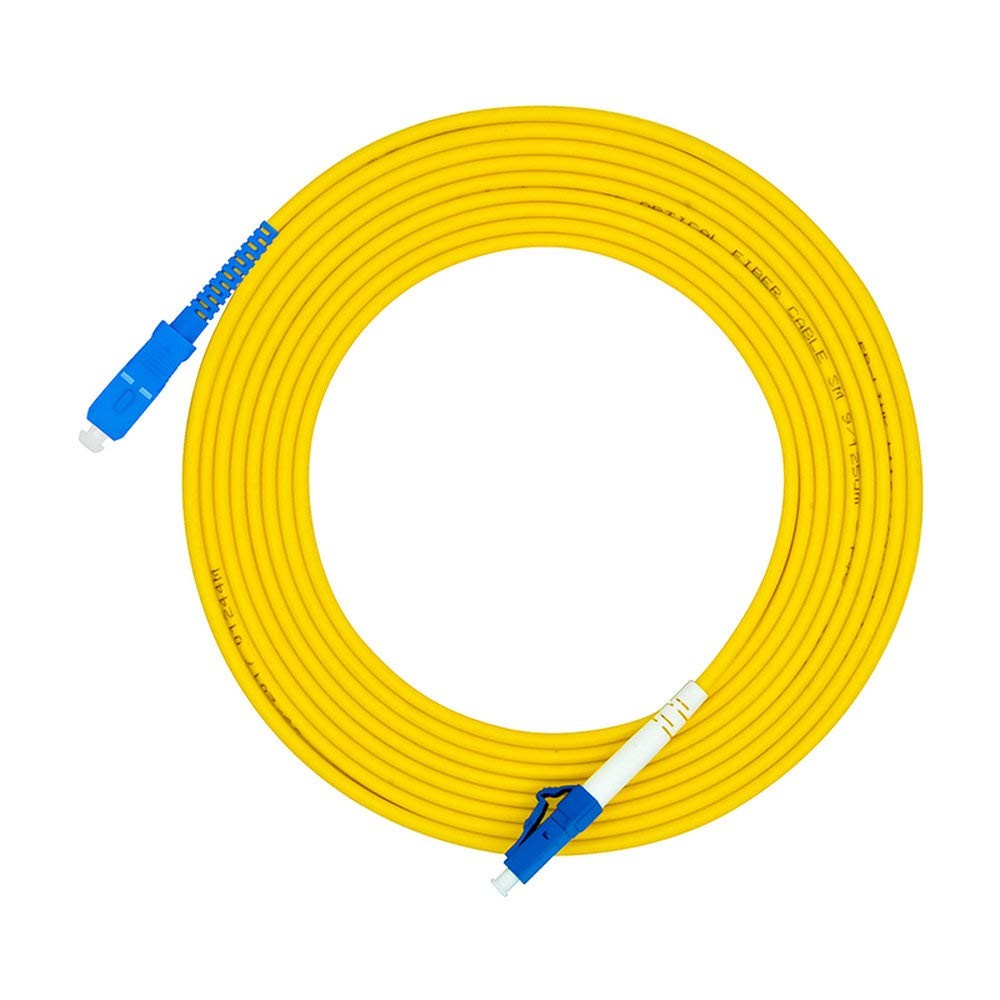 2M 6FT LC To SC Fiber Optic Cable Jumper Patch Cord Simplex SingleMode