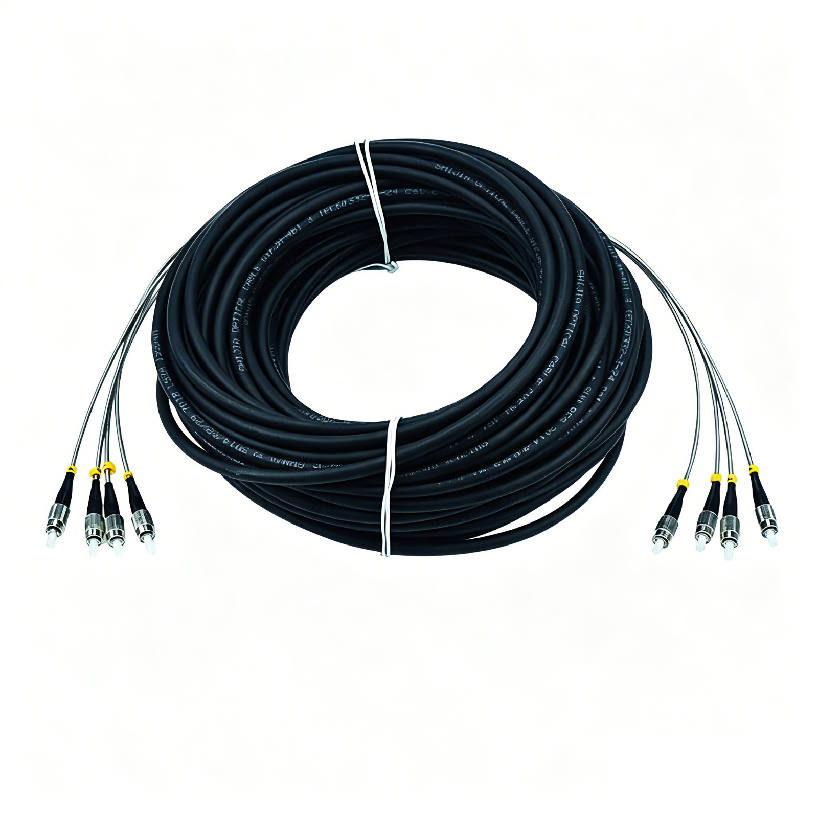 30M LC SC FC ST 4Core SingleMode 9/125 Outdoor Fiber Optic Patch Cord FTTH Cable