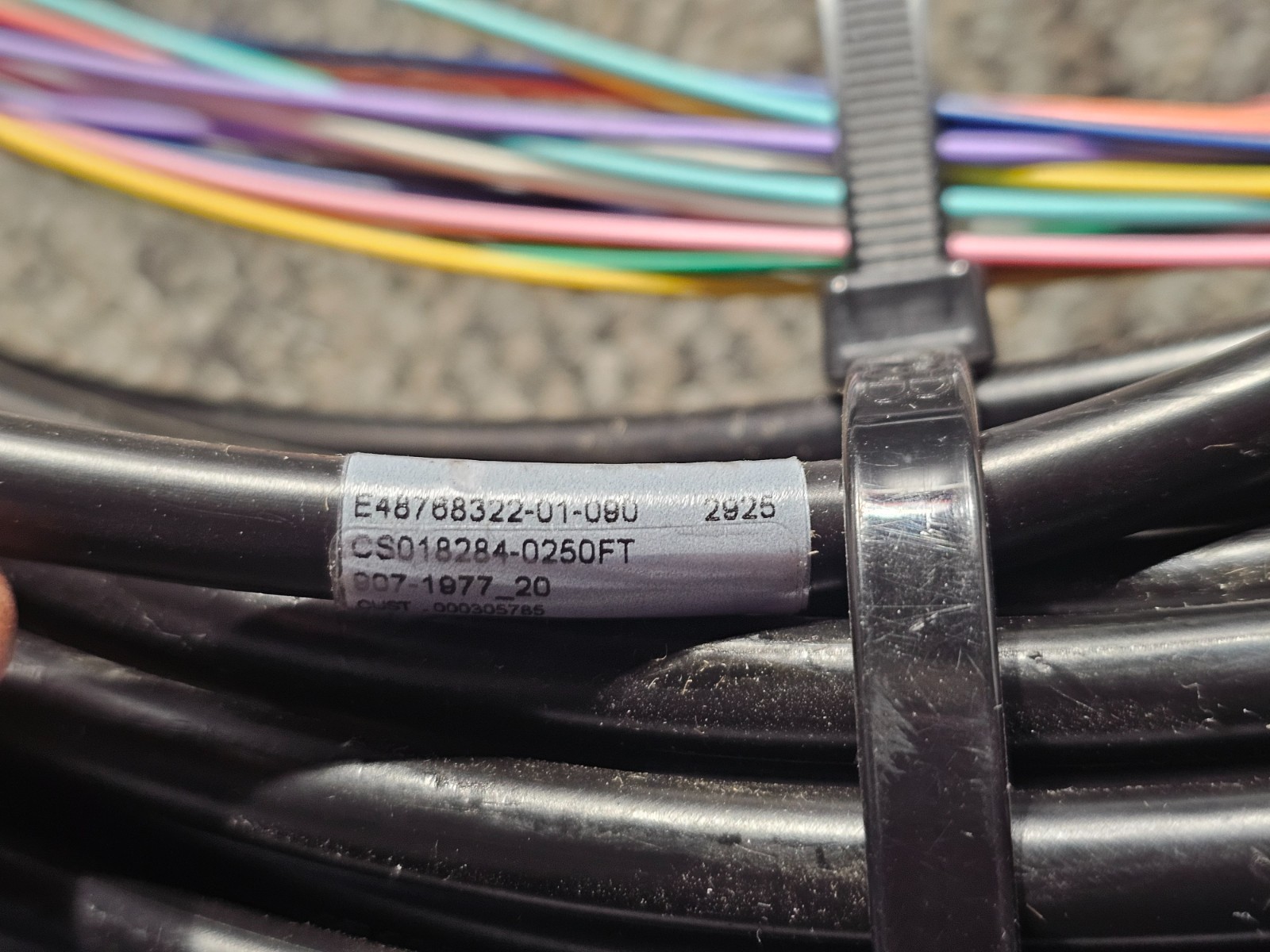 AFL Optical Cable G657A1 24F 250 ft Indoor/Outdoor Plenum Fiber Singlemode Black