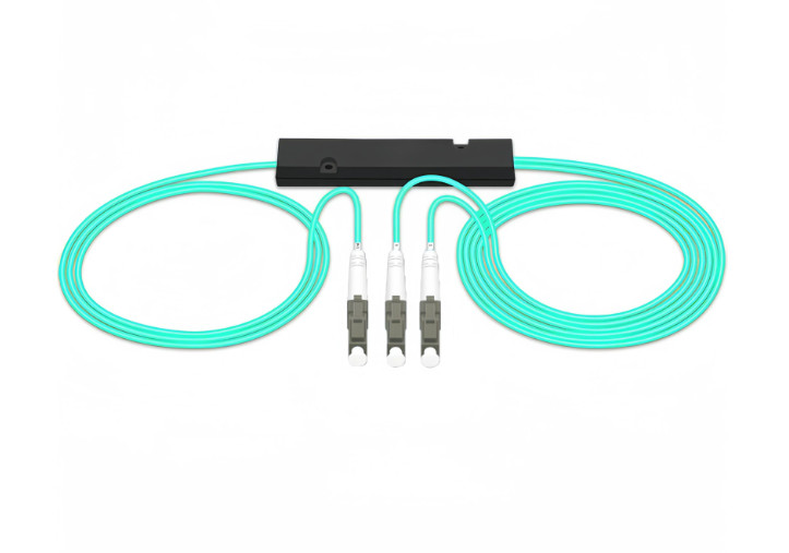 10Ge MM OM3 1:2 Fiber Splitter 50:50 50/125,LC/SC/FC/ST/UPCfor Data Link&Network