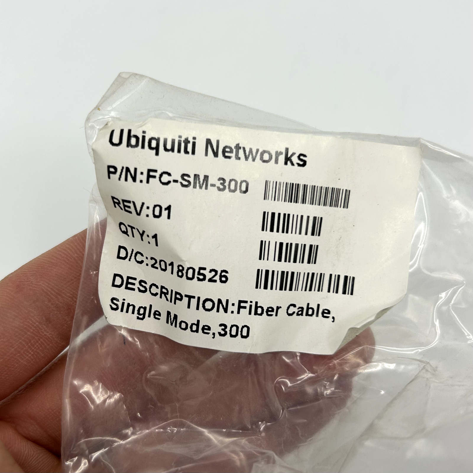 Ubiquiti Networks Single Mode LC Fiber Cable FC-SM-300, 200, 100 FT