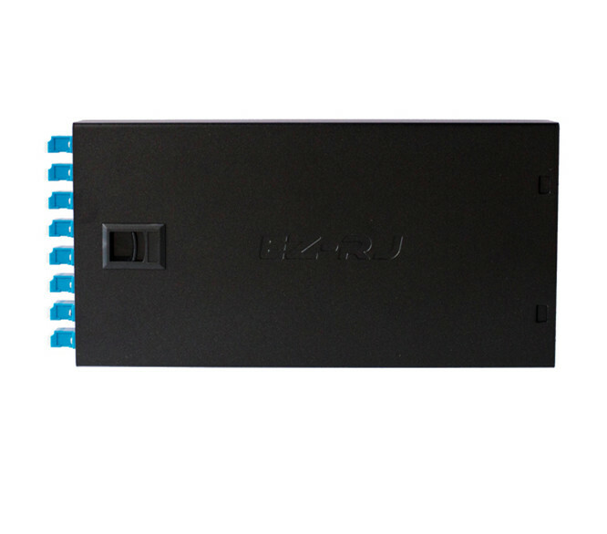 8-port LC fiber optic terminal box thickened 1.0MM including flange + pigtail