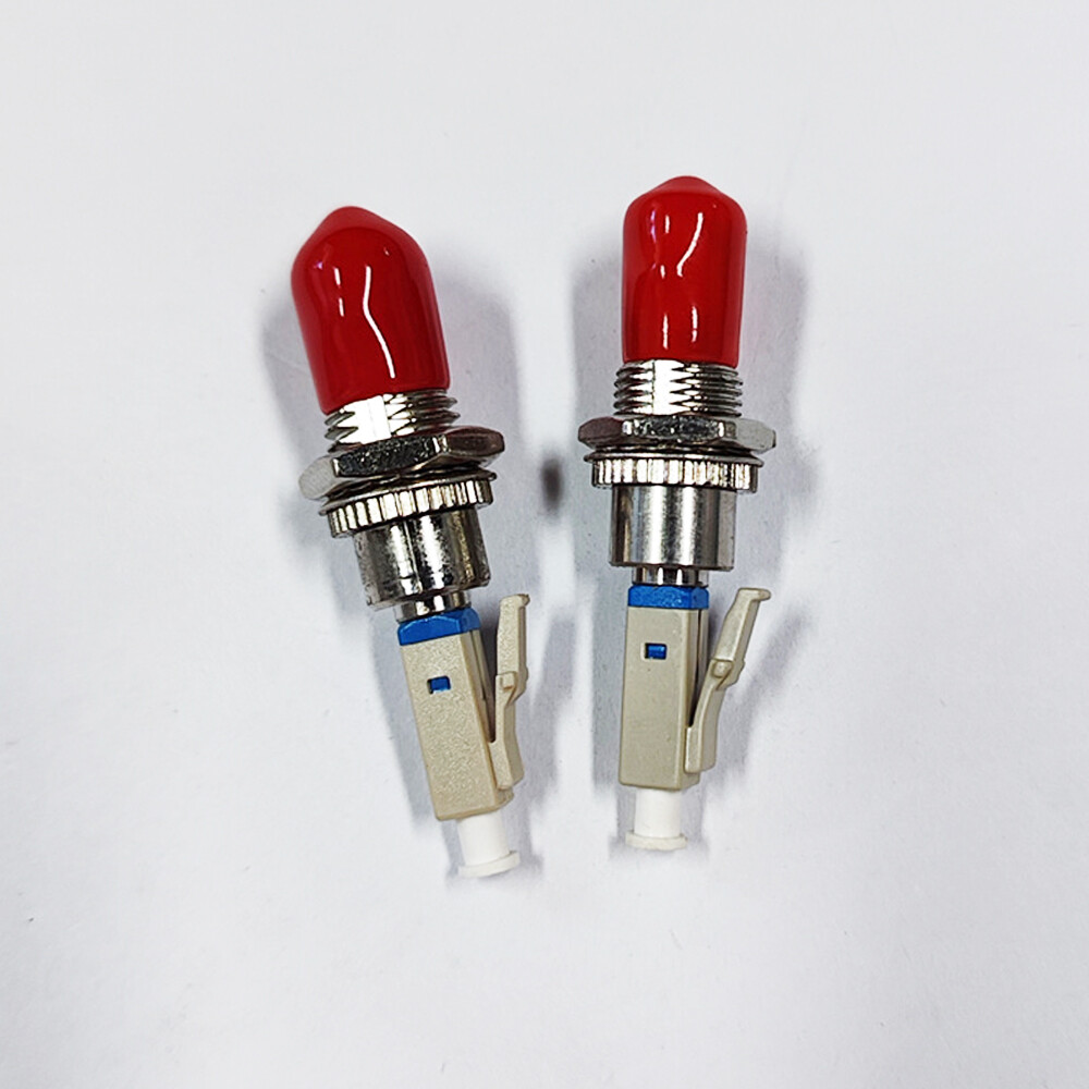 2Pcs ST/UPC Female to LC/UPC Male Adapter Fiber Optical Coupler US Stock