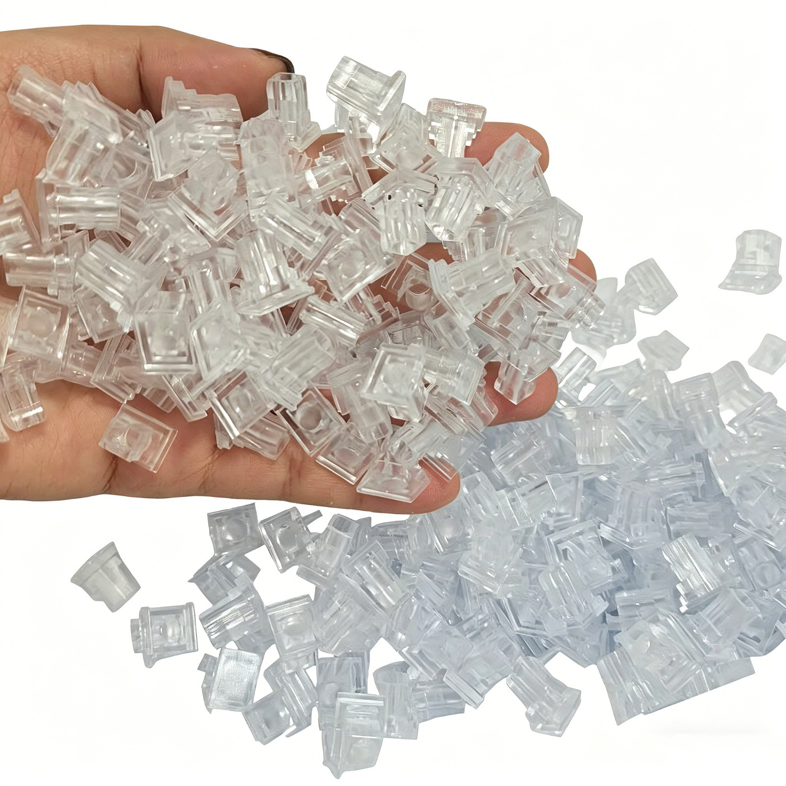 Plastic SC Fiber Optic Coupler Adapter Dust Cover Empty Port Protective Dust Cap