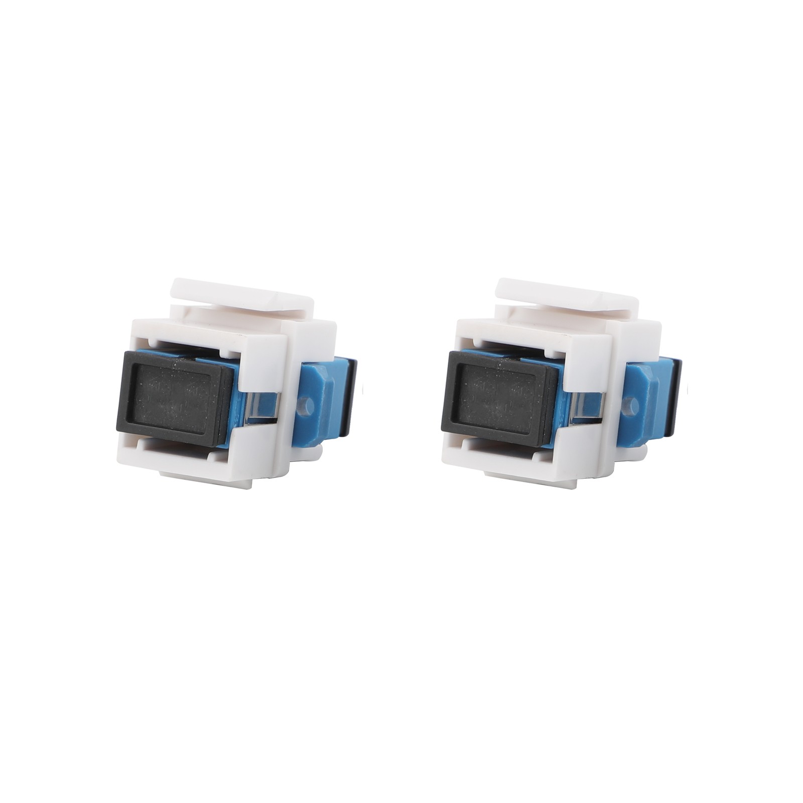 2/5/10Pcs Keystone Jack Fiber Optical Insert Coupler Single-mode/Multimode