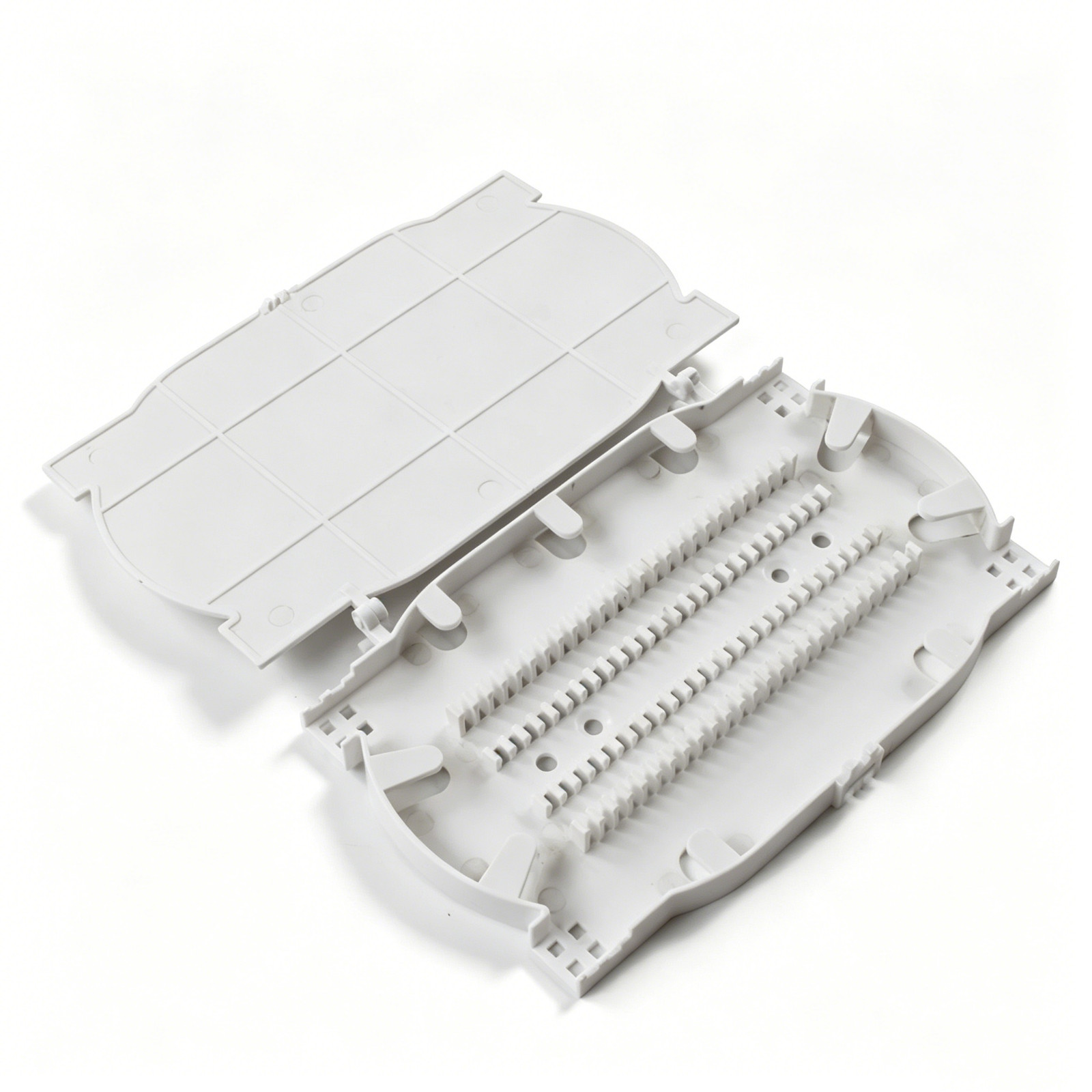 ABS Fiber Optic Splice Tray Fusion Splice Cassette 24/36/48 Core For Pigtail FTT
