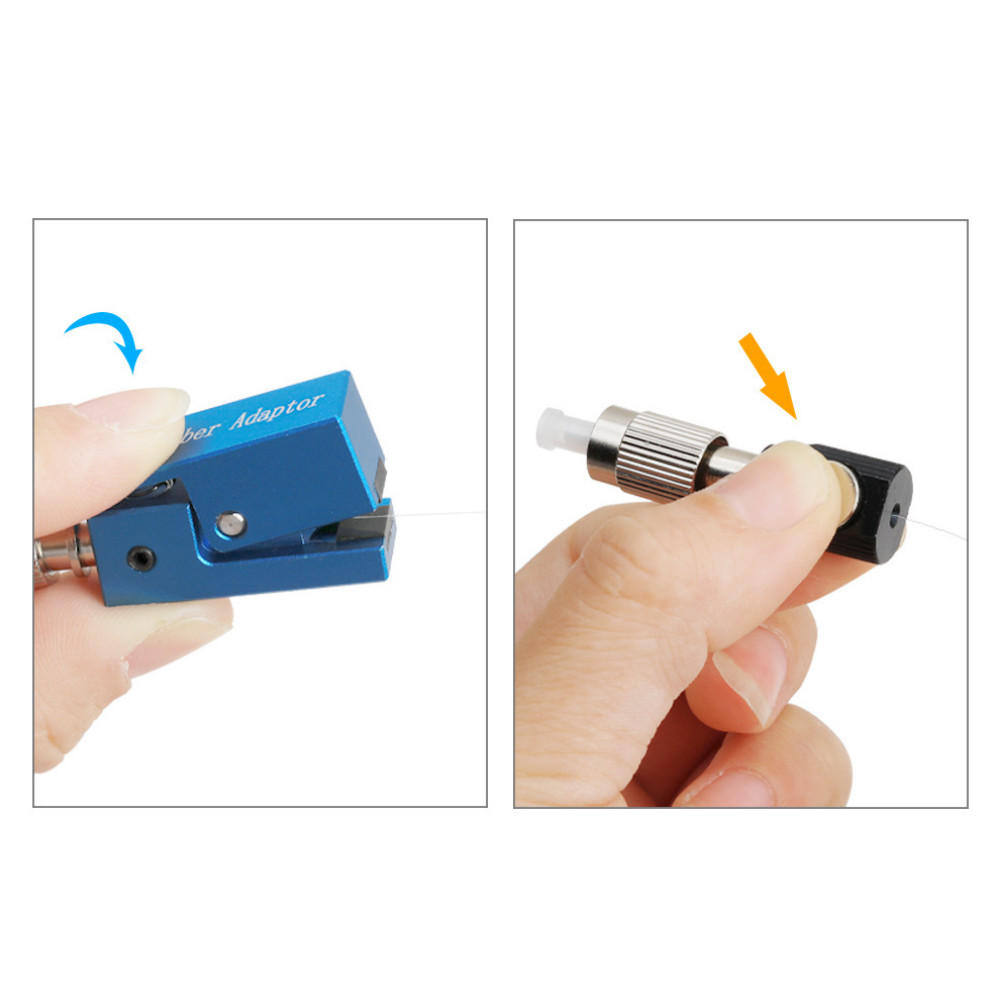 Bare Fiber Adapter FC SC ST LC Fiber Optic Adapter Connector OTDR Test Coupler