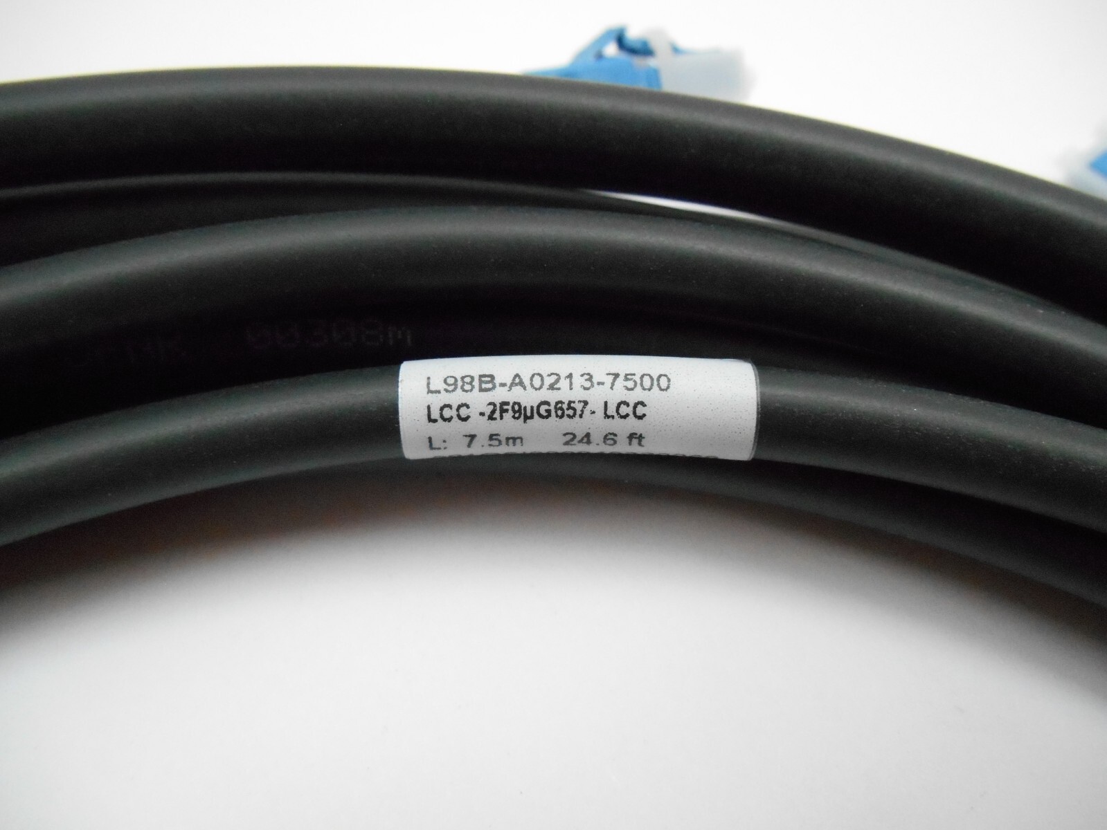 Rosenberger FB-L98B-A0213-7500 Fiber Jumper Cable 7.5M 24.6 ft LLC-2F9μG657-LCC