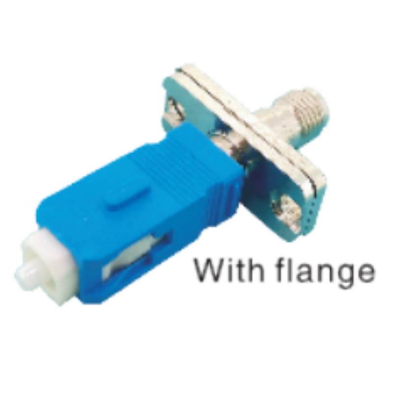 SMA Female to SC Male UPC SM Adapter Fiber Optical Coupler Flange Converter