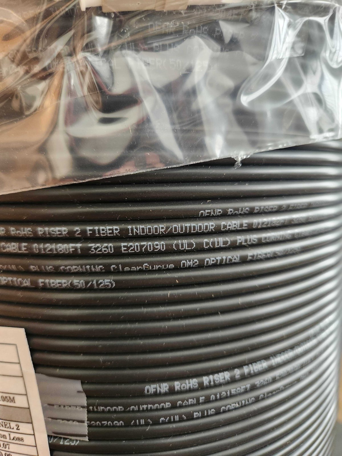 Indoor/Outdoor LC-LC 2-Strand Fiber Optic Cable Singlemode, 105 Meters
