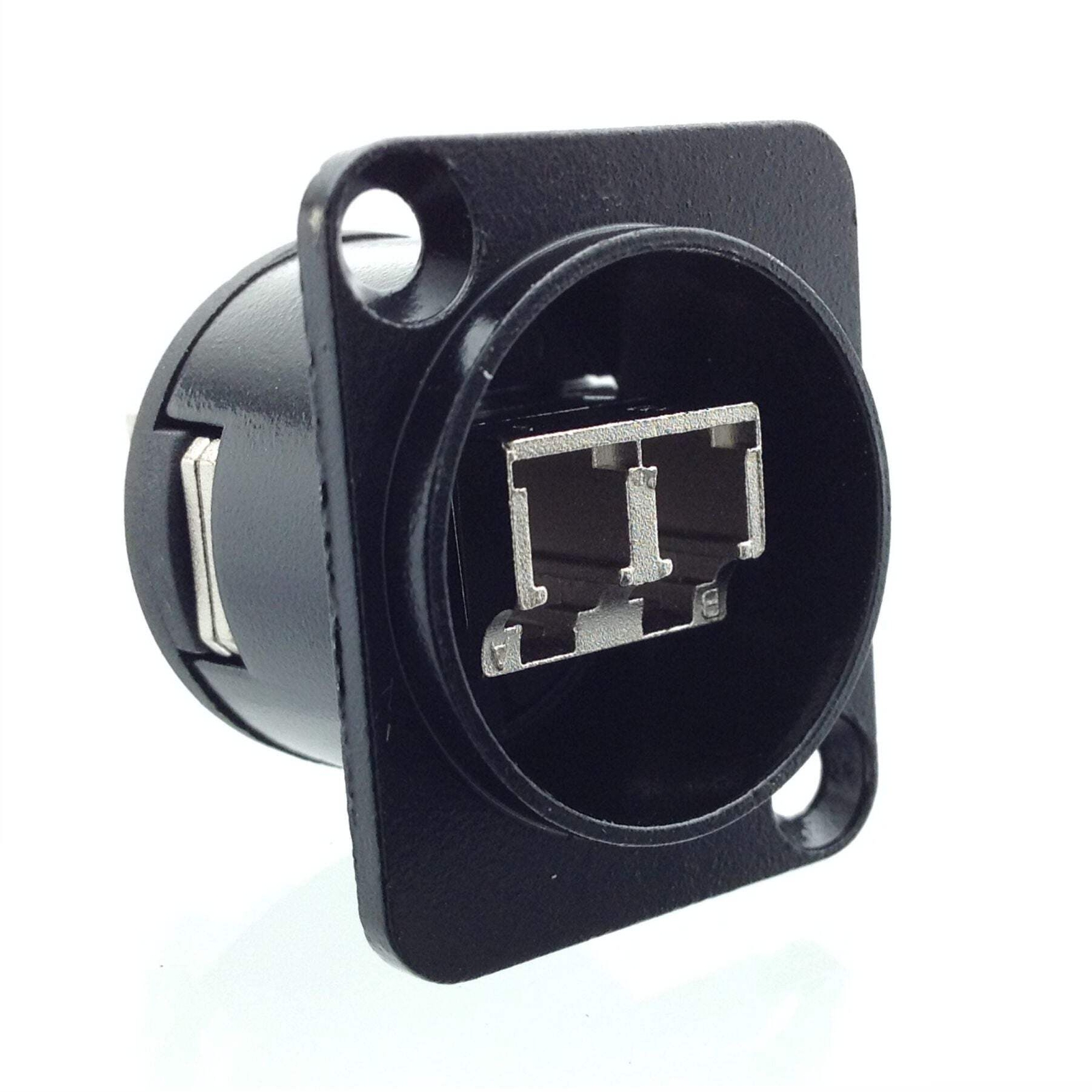 AMERICAN RECORDER Pass Through LC Fiber Optic Female D Type Chassis Panel Mount