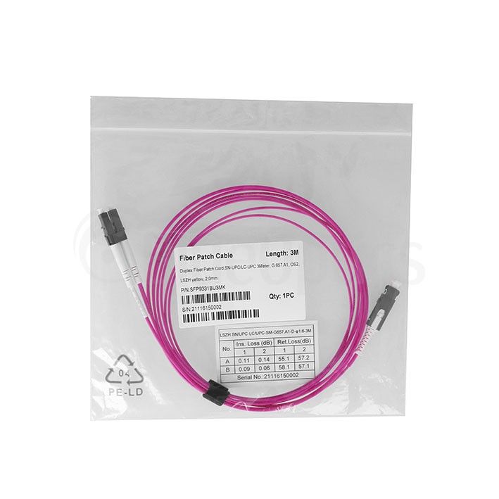 Lenovo 4X97A81910 Compatible LC-SN Multimode OM4 Patch Cable 10 Meter