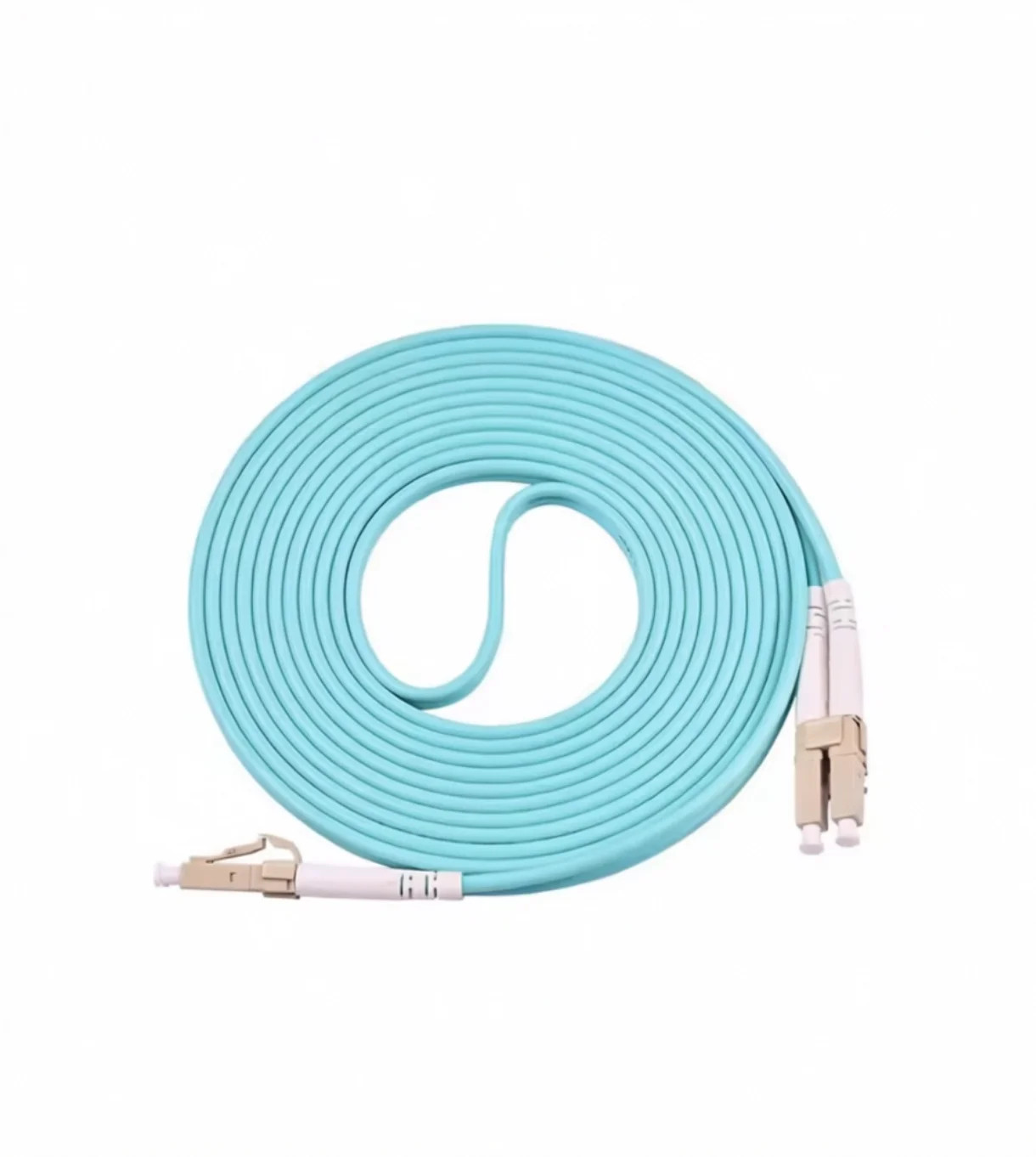 [2pcs] OM3 LC-LC UPC Multimode Duplex LZSH 2.0MM LC-LC Fiber Optic Patch Cable