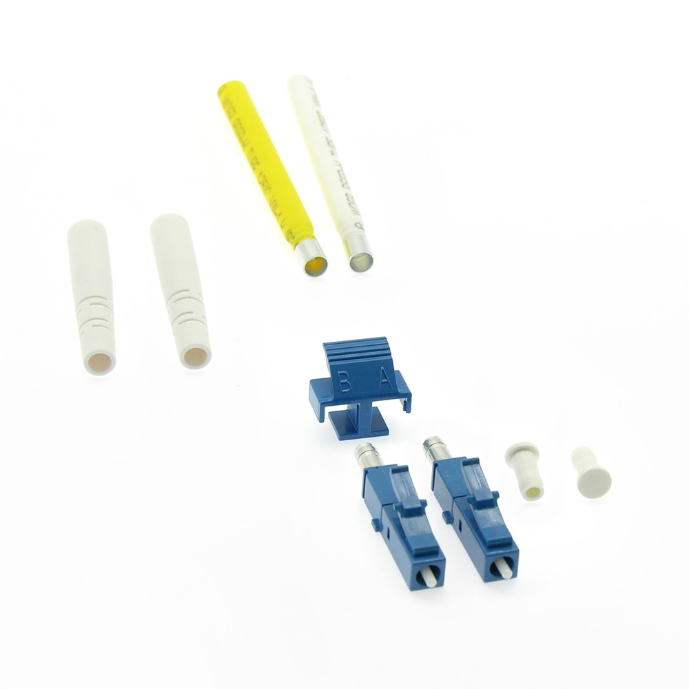 10 Pack of LC/UPC Singlemode Duplex 2mm Connector Blue (10pack)