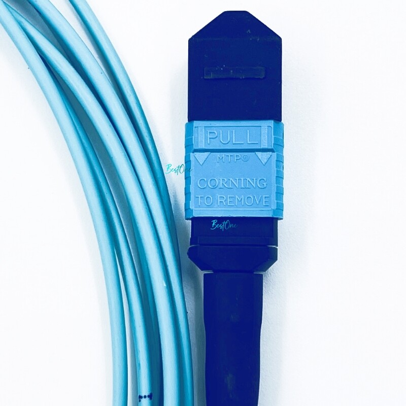 10ft MTP (F) to MTP (F) OM4 8F Type B Fiber Optic Patch Cord MPO to MPO Female