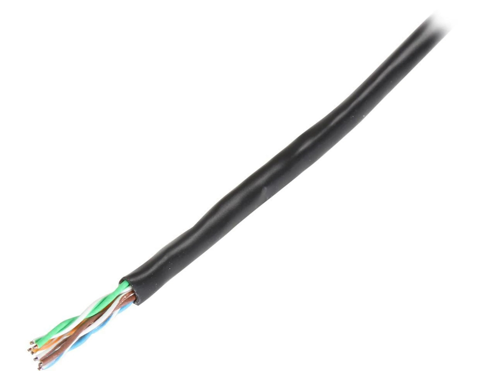 StarTech 1000ft Bulk Cat5e Solid Ethernet Cable – CMR-Rated (Black)