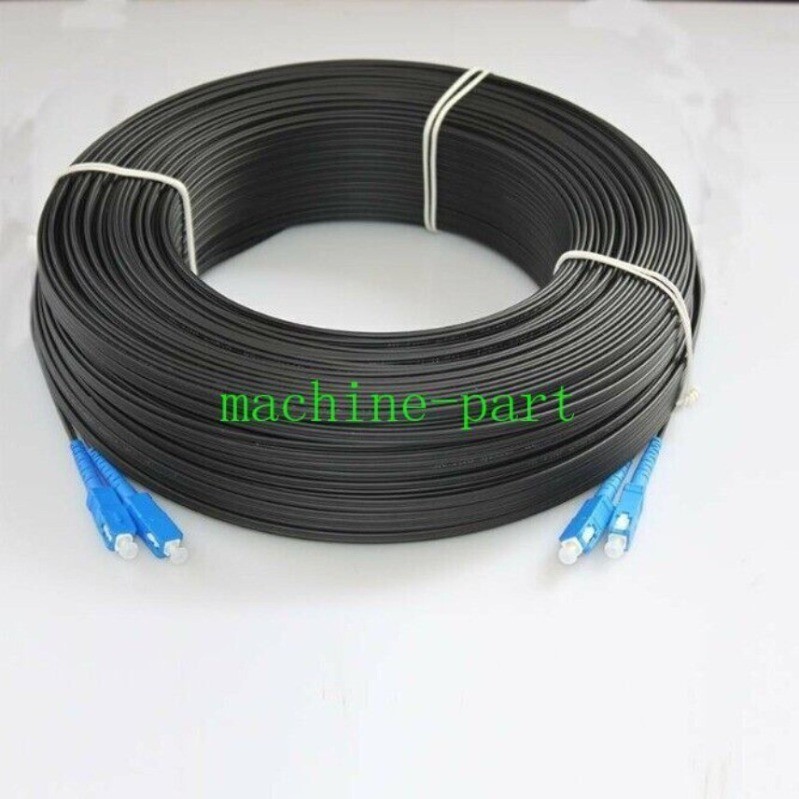 50m/100m Fiber Optic Cable Jumper Outdoor SC Duplex FTTH Drop Patch Cord SC – SC