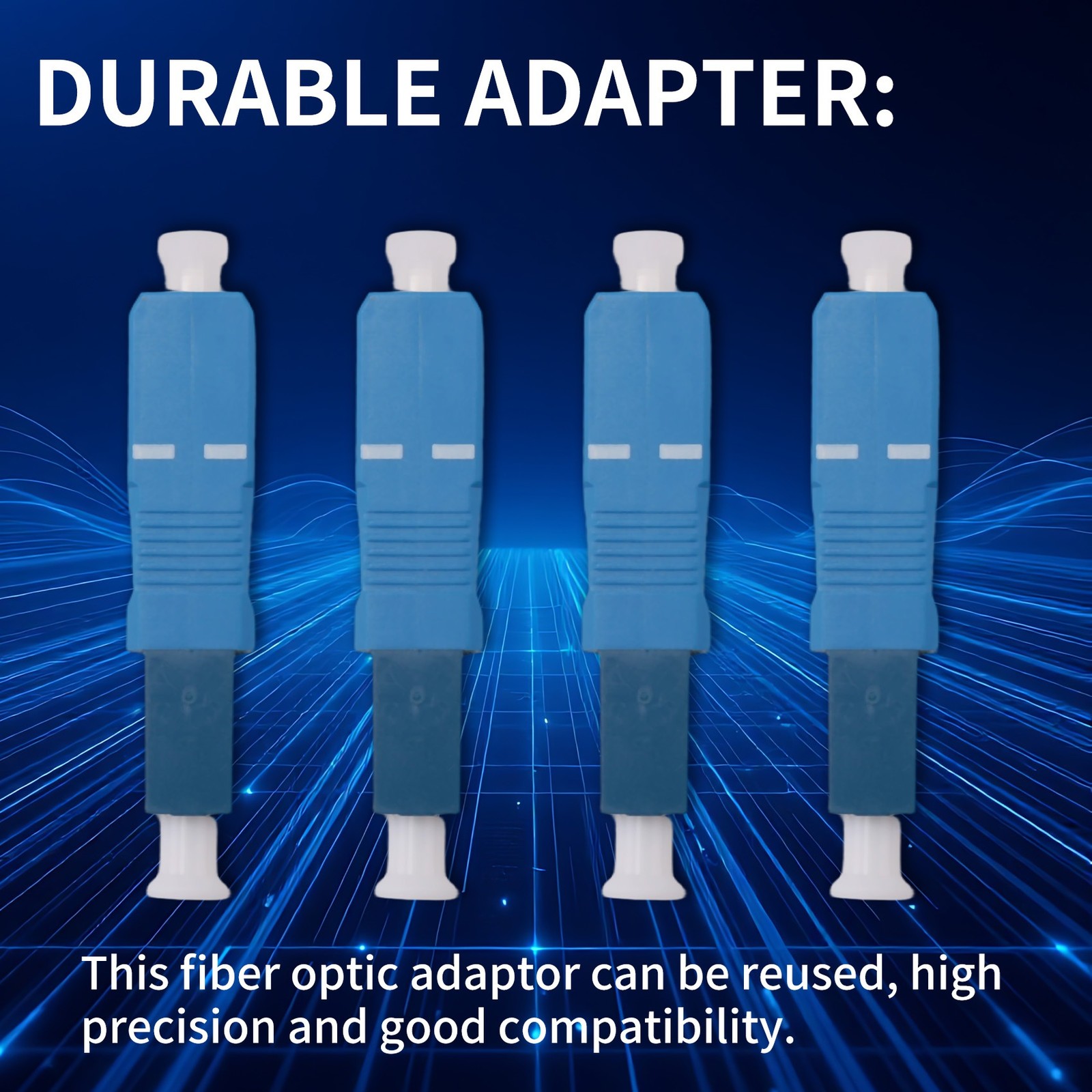 4 Pack Single Mode 9/125Um SC/UPC Male to LC/UPC Female Optical Fiber1716