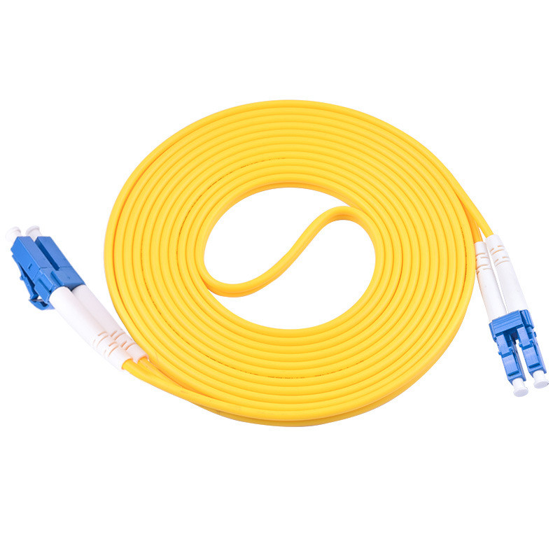 1-50m LC UPC to LC UPC Duplex Single Mode 9/125 Fiber Optic Optical Patch Cable