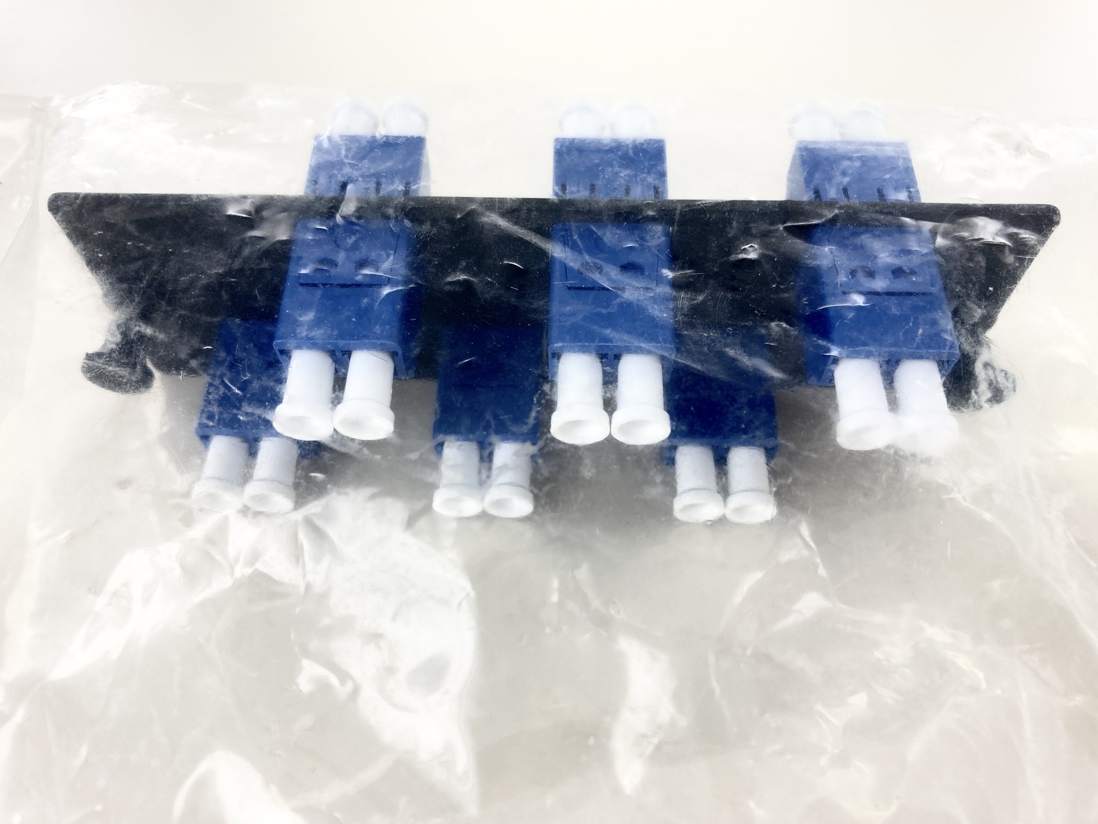 Panduit FAP6WBUDLCZ Fiber Panel 6 LC Duplex Adapters SM OS1/OS2 Ceramic, Blue