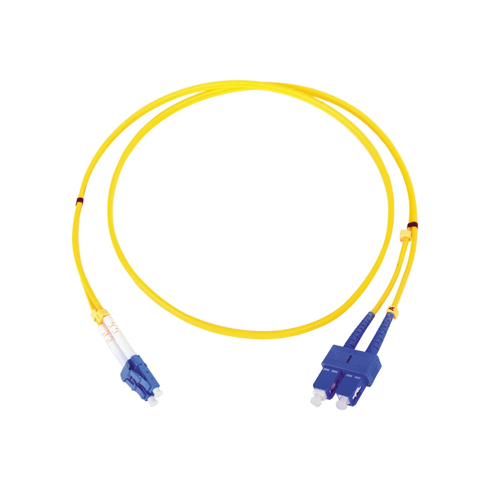 Fiber Optic Jumper Single Mode LC/SC Duplex of 3.28 ft (1 m) High Quality